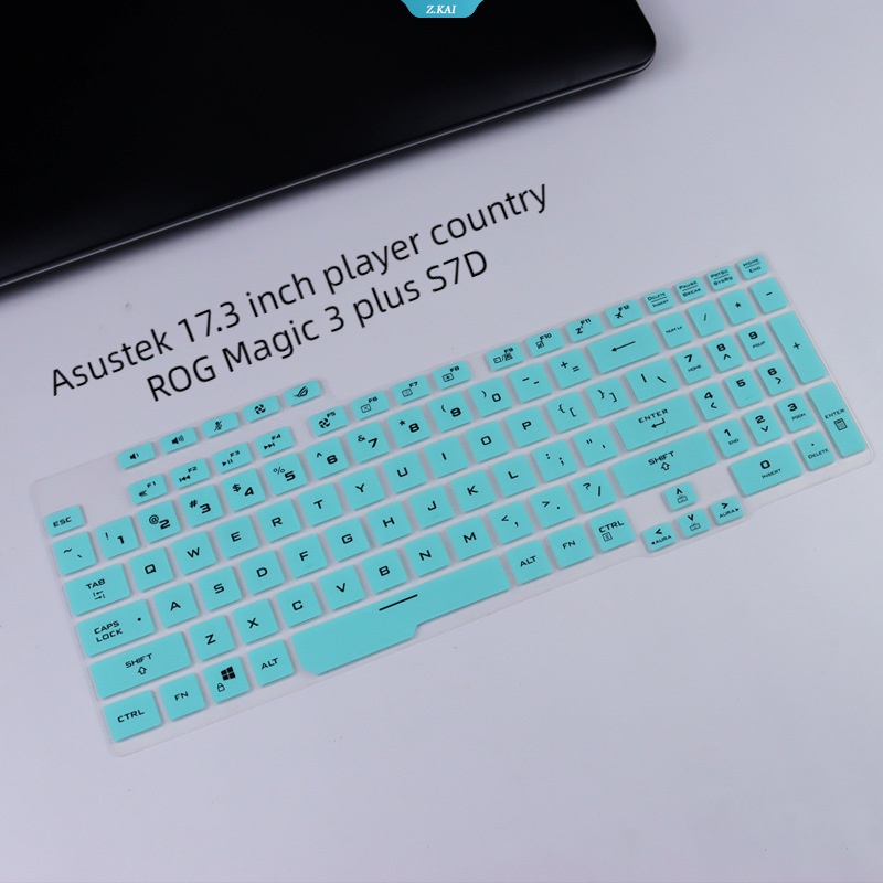 Cover Keyboard Laptop Untuk Model Asustek 17.3 Inch Player Country ROG Magic3 Plus S7D Silikon Anti Air Pelindung Kulit Penutup Debu Laptop [ZK]