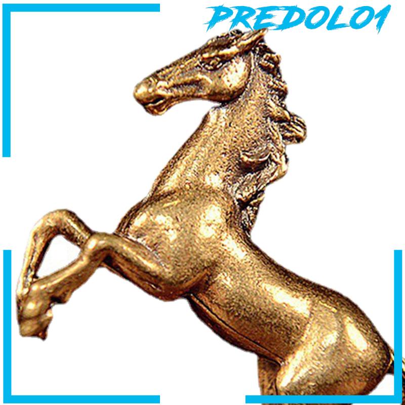 [Predolo1] Miniatur Patung Kuda Ornamen Bronze Untuk Meja Rumah Pusat Rak Buku