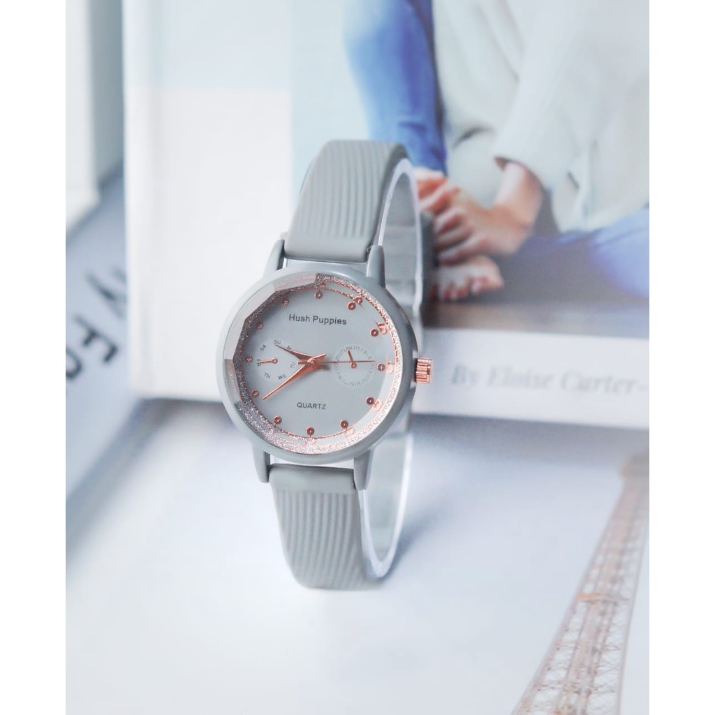 BAJ Jam Tangan Quartz Strap PU Analog Casual Gaya Retro Wanita &amp; Pria Ulzzang Watch Korean Fashion RM078