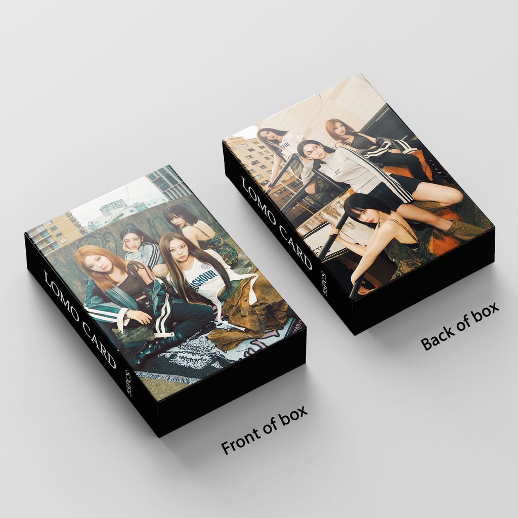 55pcs/box AESPA MY WORLD Photocards KARINA NINGNING GISELLE WINTER Kartu Lomo Kpop Postcards