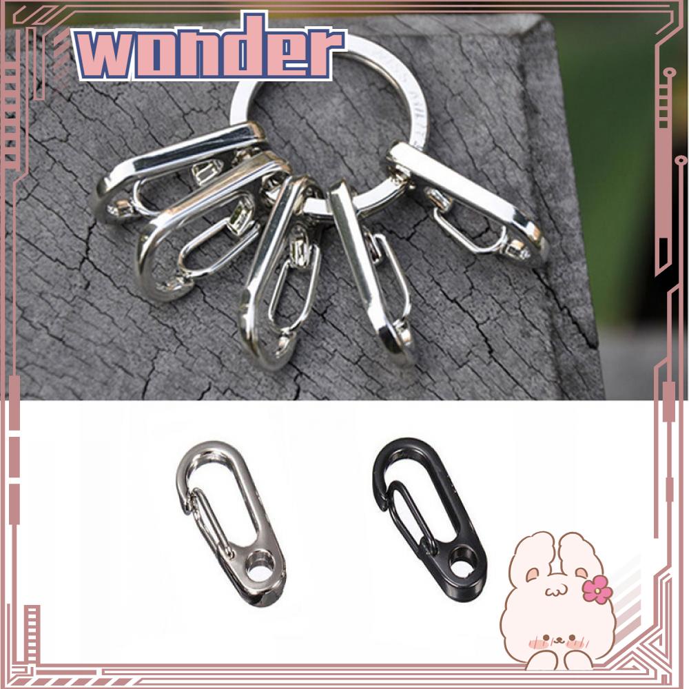 Wonder Pair Stainless Steel Carabiner Outdoor Klip Alat Cincin Split