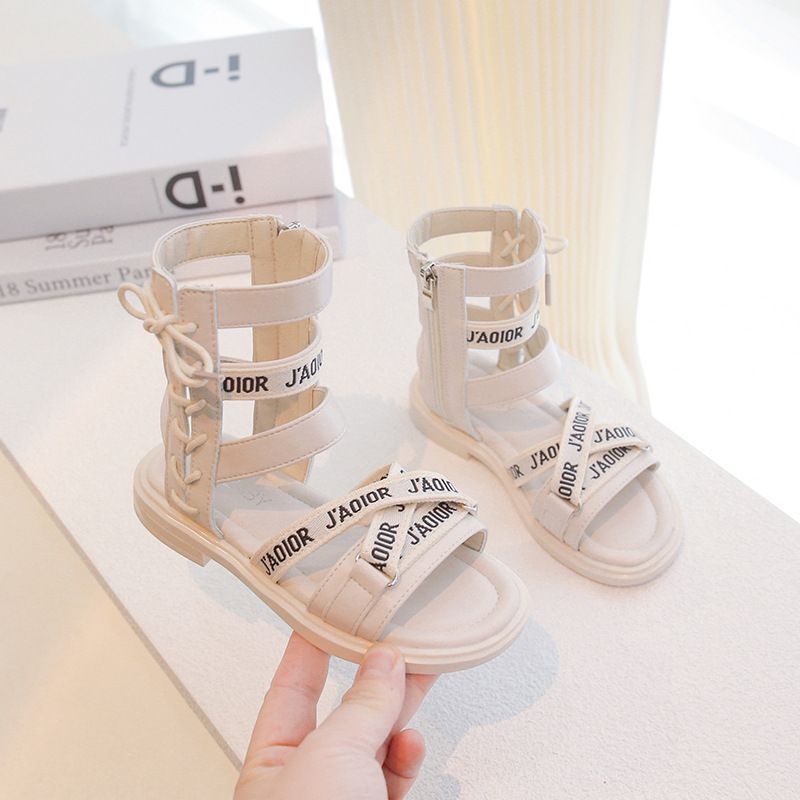 (LOLI-JKT) SD-6009 SANDAL ANAK JDIOR GLADIATOR TALI RESLATING SIZE 27-36