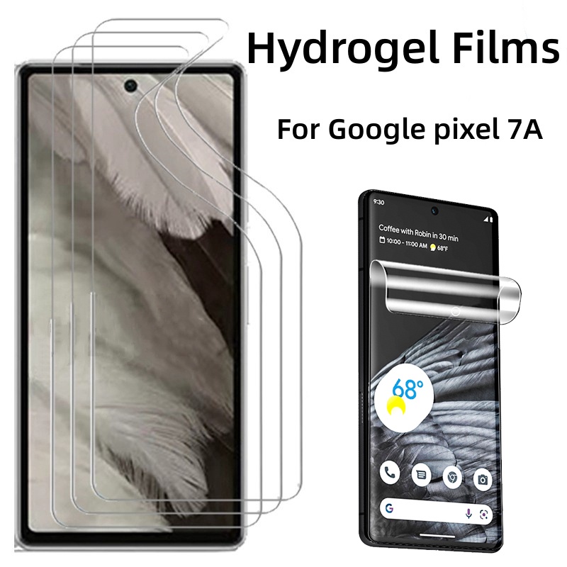 Pelindung Layar Tahan Lama Universal Anti Jatuh/Film Hydrogel Transparan Bebas Gelembung Untuk Google Pixel 7A