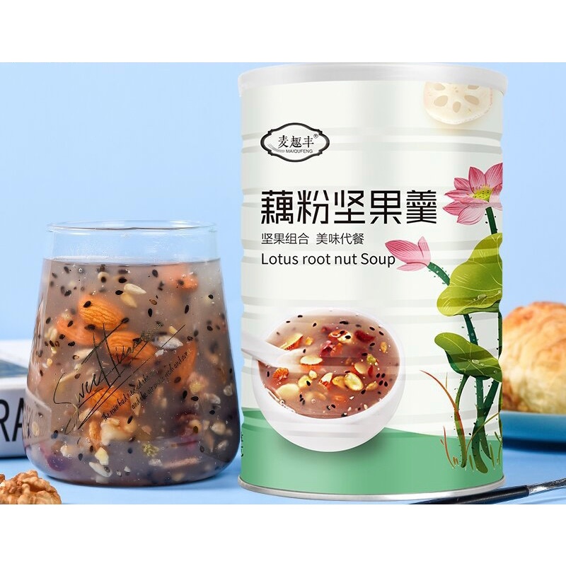 

Akar Teratai Sarapan Sehat . Mqf Ou Fen Wheat White Lotus Root Powder Bubuk