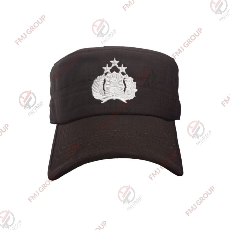 Topi Komando Coklat BINTARA Polri / Topi Komando Bintara