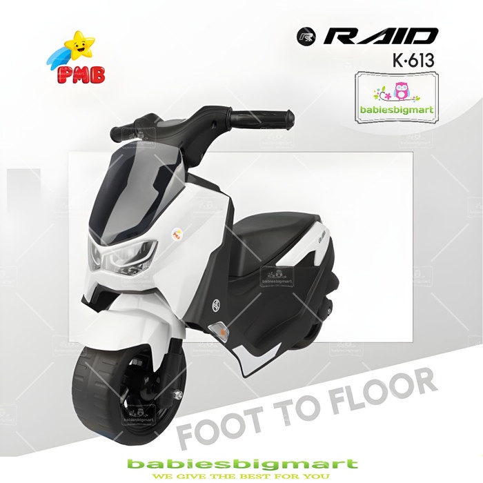 Sepeda Balance Bike Anak Motor Kaki PMB K613 SCOOPY Kayuh Tolocar Push Licence Made In Indonesia