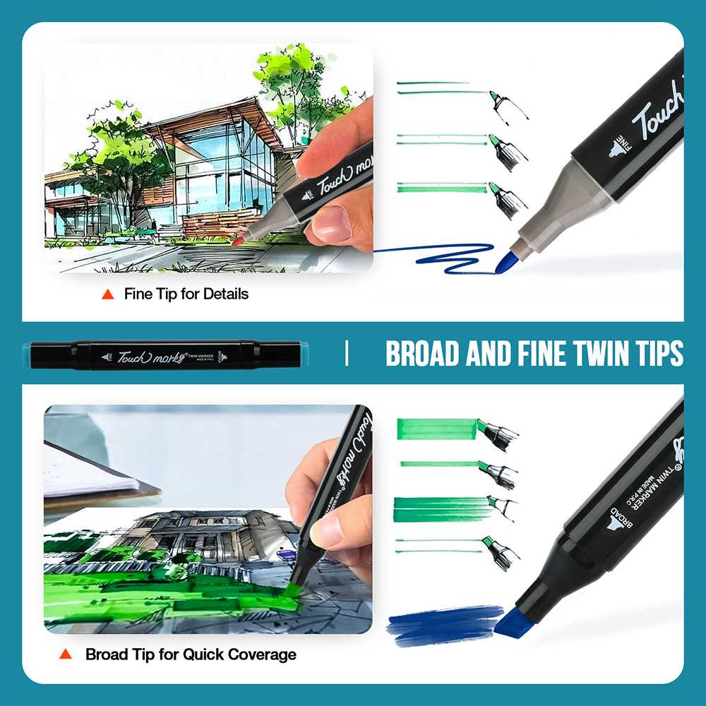 

Super Murah Spidol Dual Side Art Sketch Marker Drawing Set 12 Color - T12