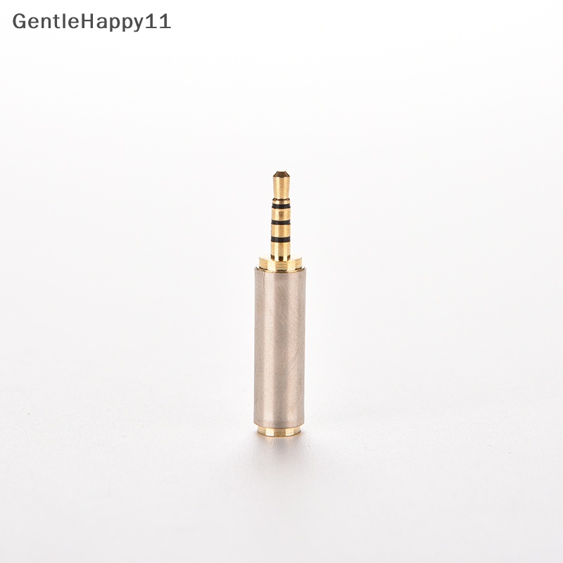 Gentlehappy Gold 2.5mm Male to 3.5mm Female Stereo Mic Audio Earphone Jack Adapter Converter id
