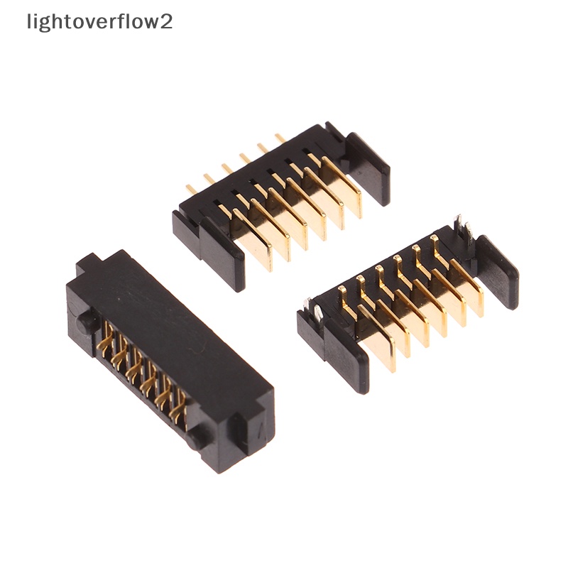 [lightoverflow2] 1pc Konektor Laptop 6Pin Pitch 2.0mm Holder Klip Slot Kontak Colokan Male and Female [ID]