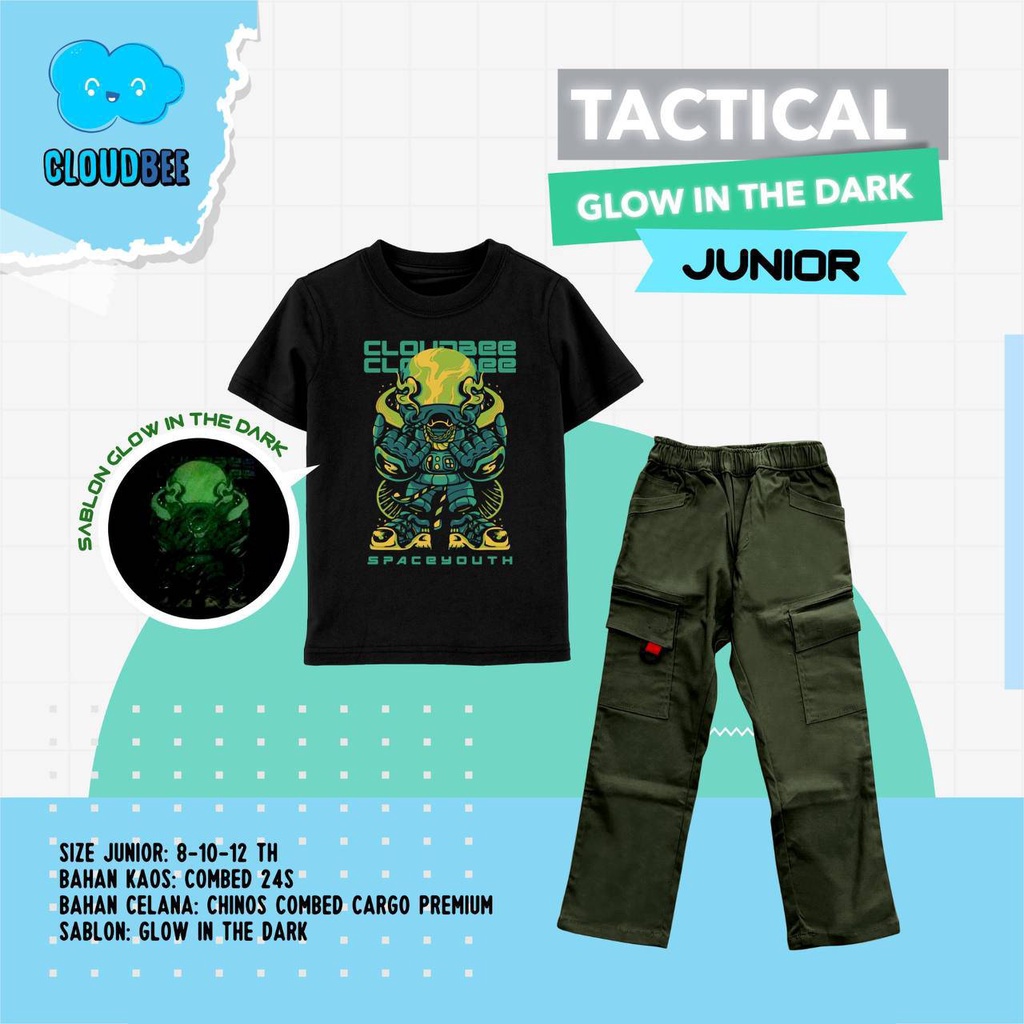 Set Tactical Glow In The Dark Cloudbee