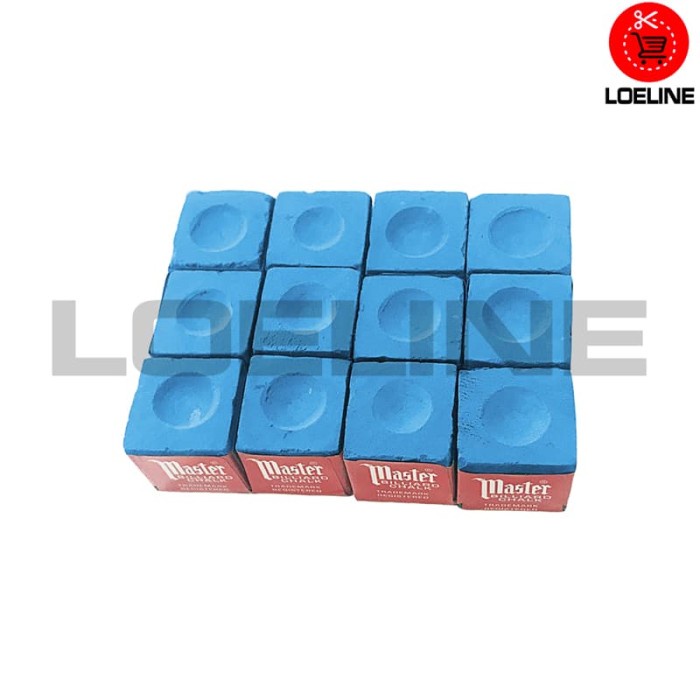 Master Chalk KW 1 Gross -144 Pc Biliar Billiard Cue Cuk Murah
