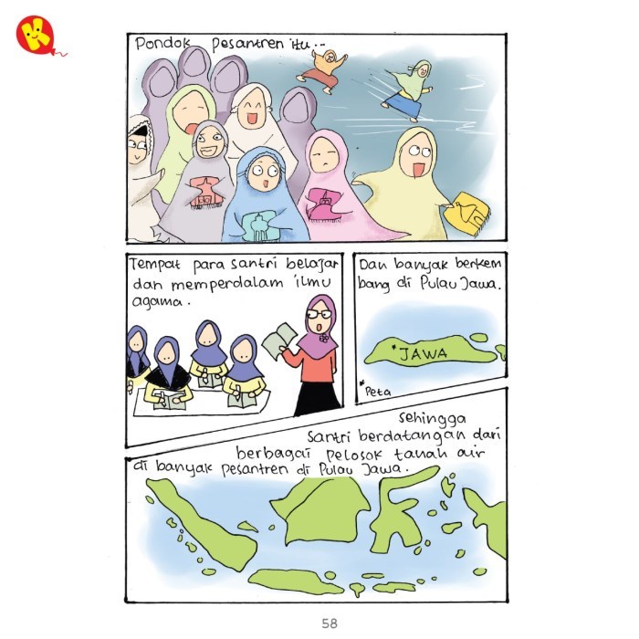 Komik Aku Senang Menjadi Santri SERI 2