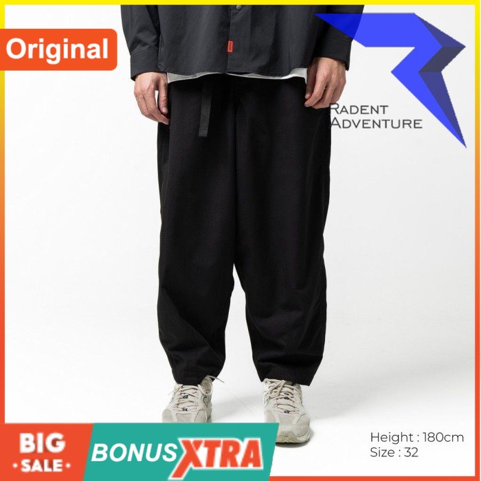 Bodypack Celana Jogger Grail Wide Pants Hitam 92000 2180 Original Cowo
