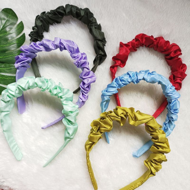 Bando Scrunchie / Bando Headband Korea / Bando Viral Gaya Korea