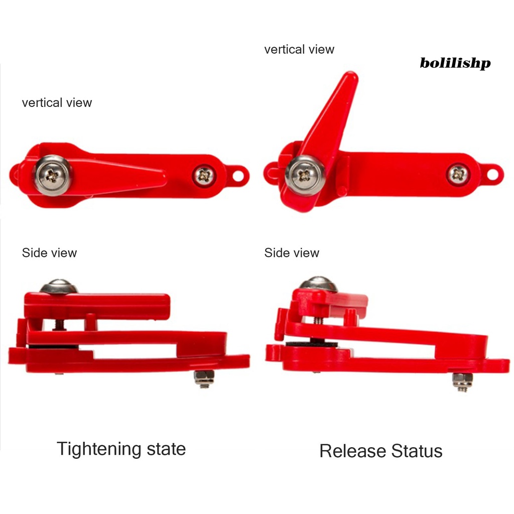 Bo-alat Instalasi Mudah Klip Pancing Garis Dapat Disesuaikan Dengan Cincin Gantung Ketegangan Berat Klip Pelepas Snap Aksesoris Memancing