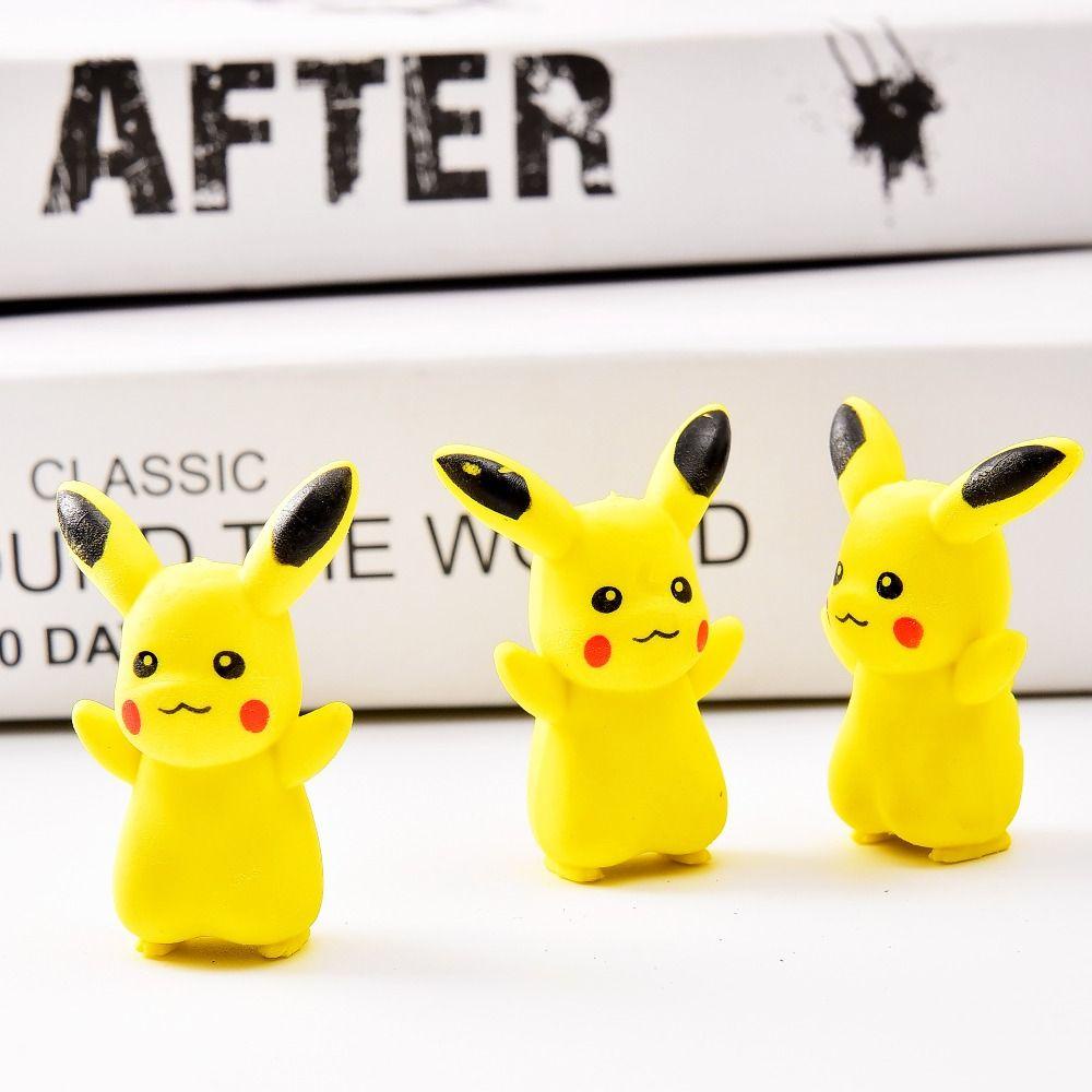 Lanfy Pokemon Pikachu Eraser Lucu Lucu Tanpa Debu Kreatif Tanpa Jejak Siswa Alat Tulis Menulis Menggambar Eraser