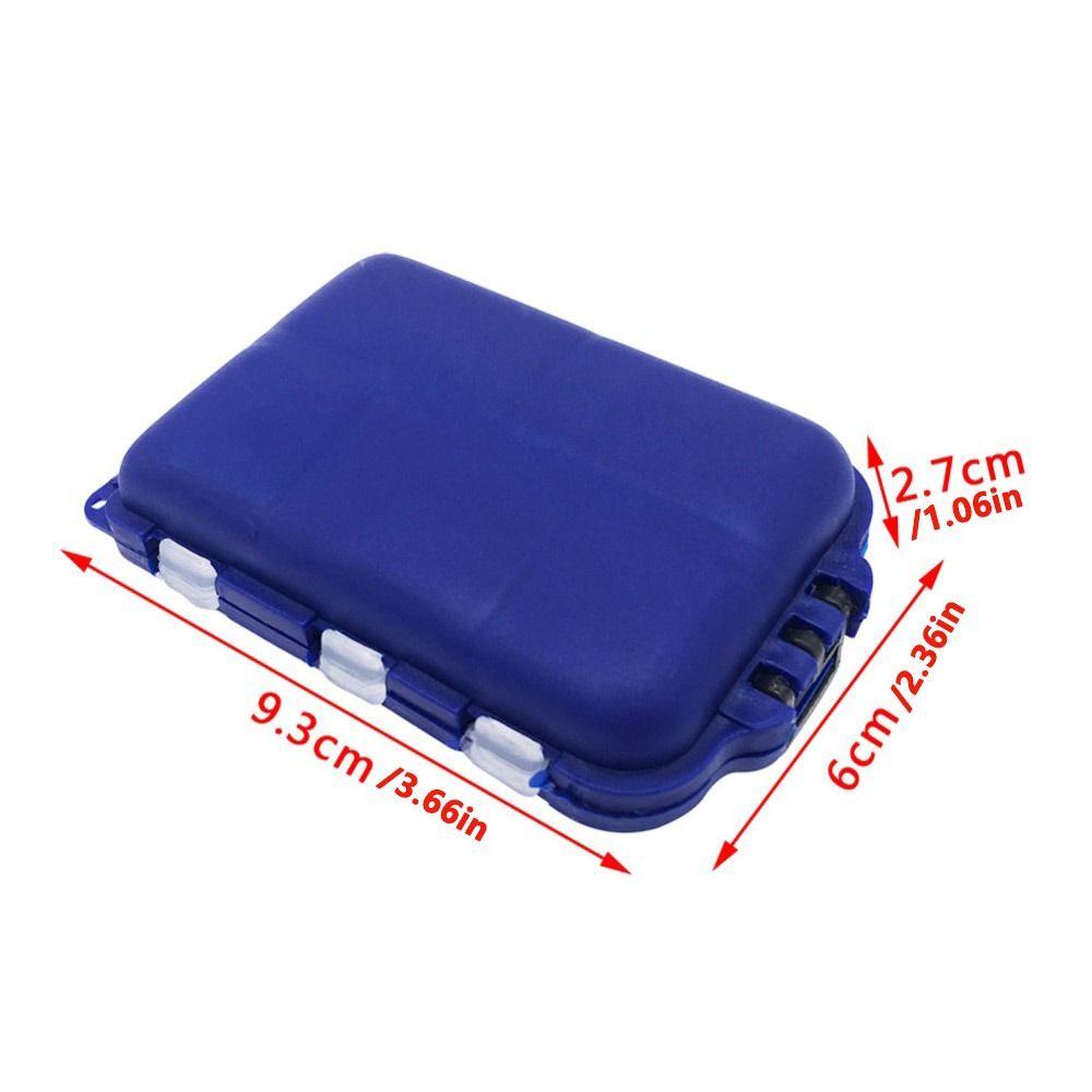 [Elegan] Tempat Penyimpanan Mini Kait Barang Pancing Sendok Organizer Umpan Kotak Aksesoris Pancing Fishing Tackle Box