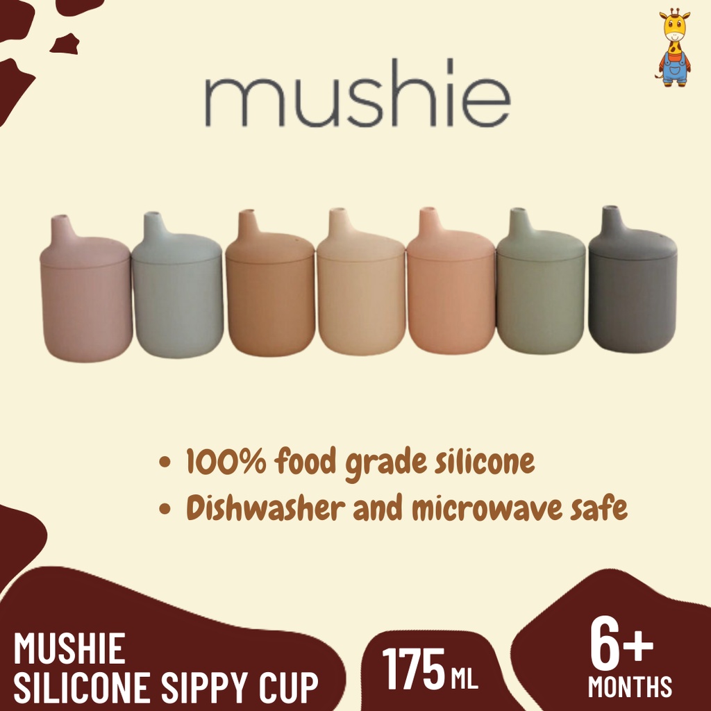 Mushie Gelas Anak Silicone Sippy Cups