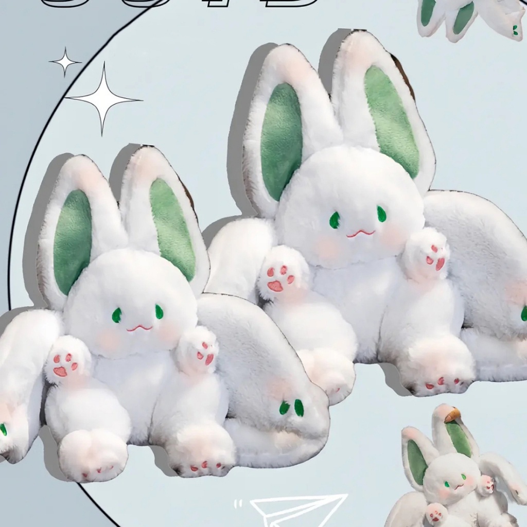 30 cm Lucu Bunny Kelinci Kelelawar Rabbit Boneka Mainan Plush Untuk Anak Bayi Lembut Hewan Tidur Mainan Mewah Anak Boneka