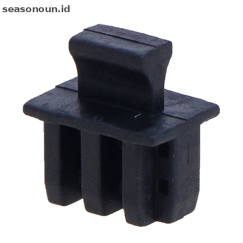 Seasonoun 10pc Penutup Pelindung SFP Fiber Module Covers Dust Cap Cage Colokan Debu.