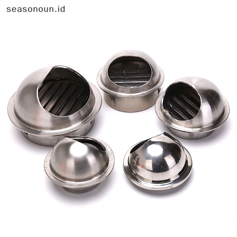 Seasonoun 1pc Stainless Steel Dinding Plafon Ventilasi Udara Ducg Ventilat Exhaust Grille.