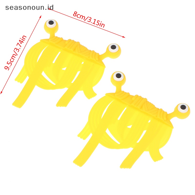 Seasonoun Kreatif 3D Bookmark Kartun Littlemonster Reader Perlengkapan Sekolah Alat Tulis Anak.