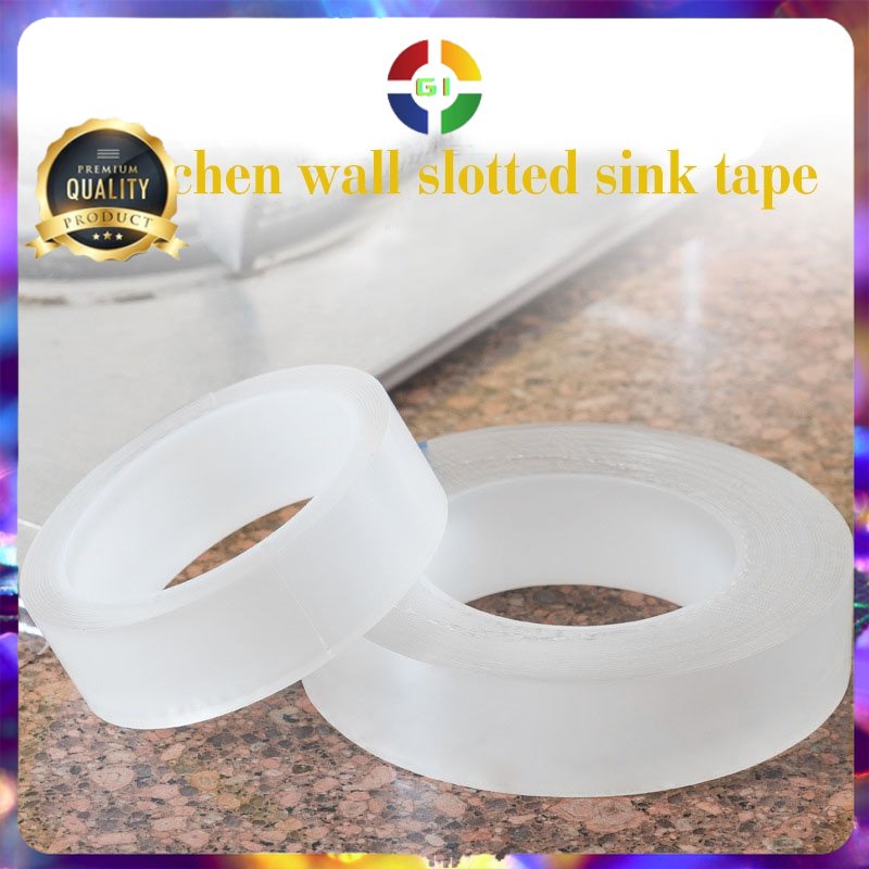 Lakban Waterproof Dapur Kitchen Sink Seal Tape 3 Meter 20 mm Transparent