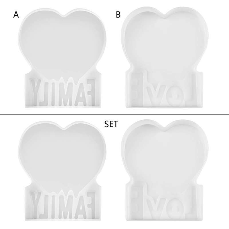 Siy Cetakan Bingkai Foto Silikon Epoxy Resin Mould Silicone Molds Untuk Bingkai Foto