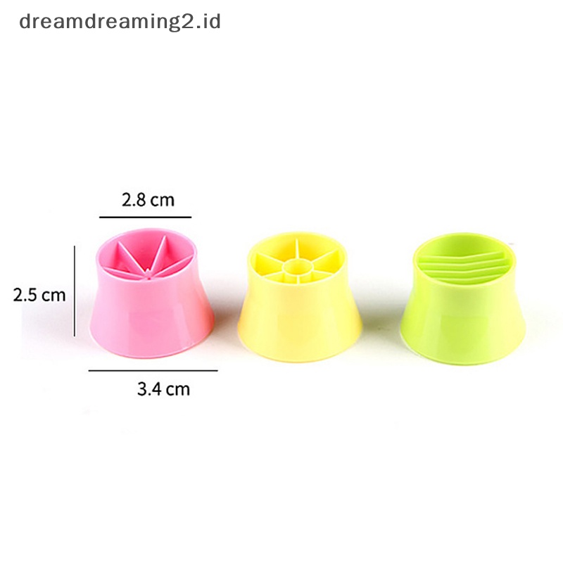 (drea) 3pcs Sausage Hot Dog Cutter Set Ham Pemotong Sosis Dapur Cutg Cetakan DIY//