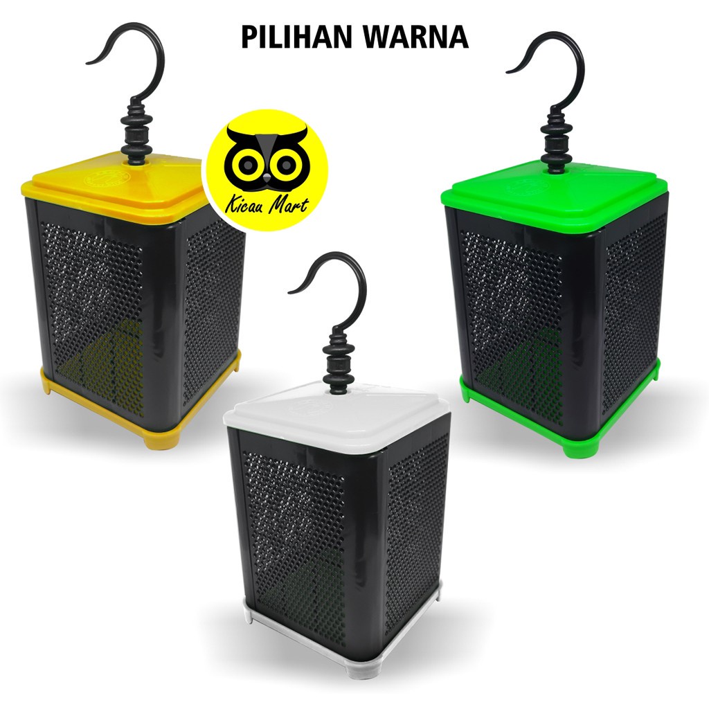 WADAH KANDANG JANGKRIK KOTAK SEMPATI TEMPAT TERNAK ULAT KELABANG BELALANG SARANG SANGKAR GANTUNG