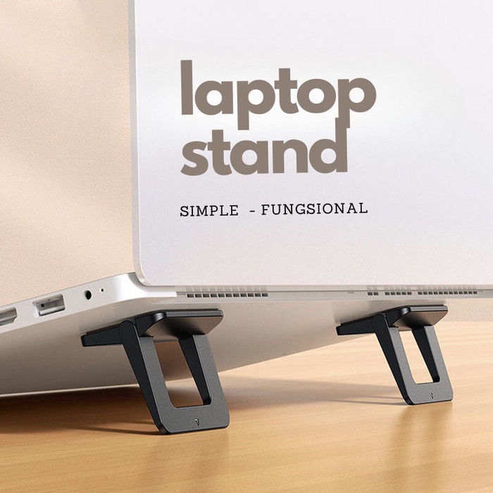 Stand Portable for Laptop/Notebook Ergonomis Metal Kokoh Stylish