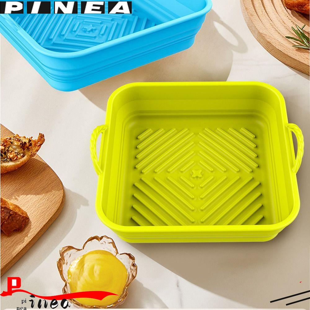 Panci Silikon Persegi Nanas Pengganti AirFryer Masak Aksesoris Baking Basket