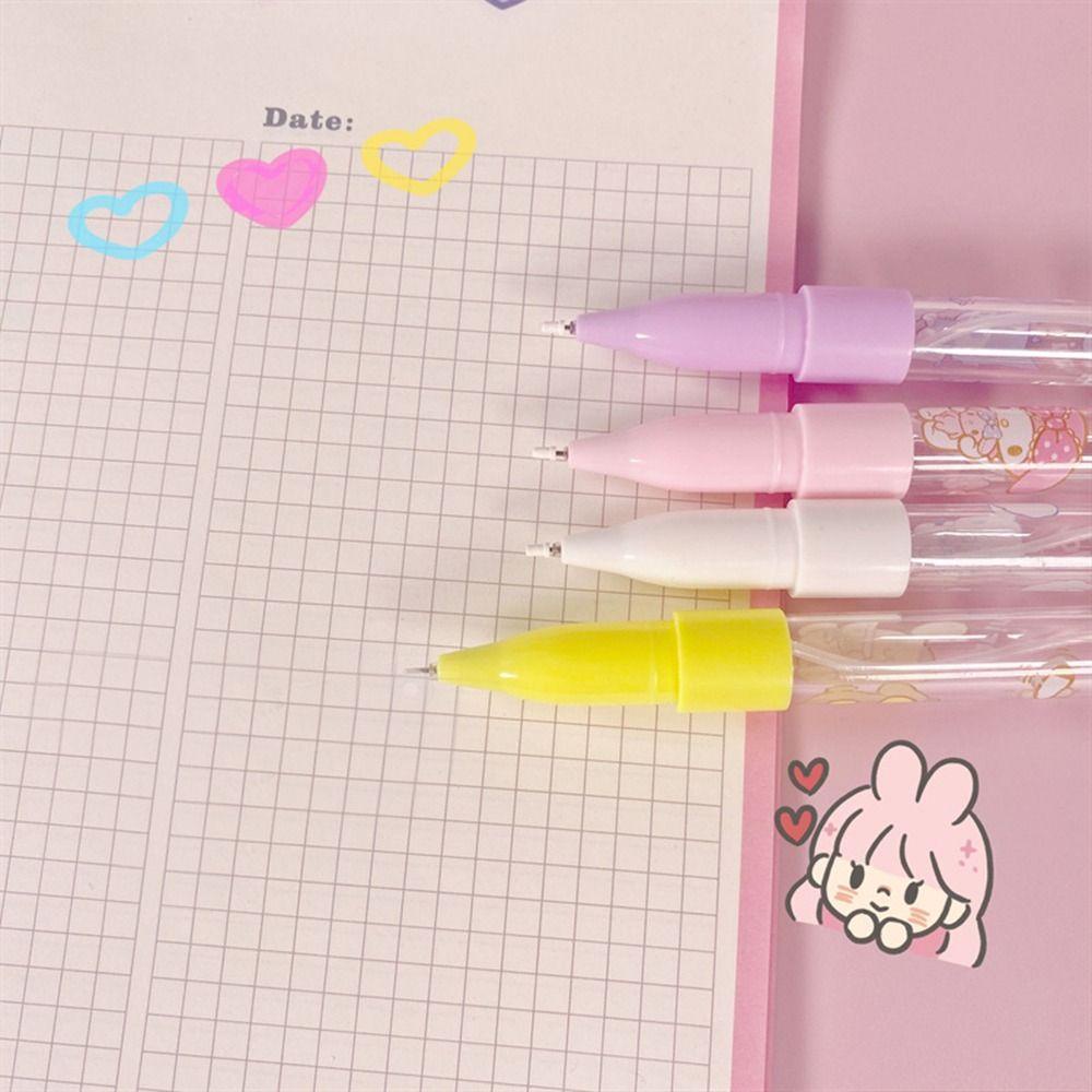 Lanfy Spray Gel Pen Kawaii Botol Parfum Tahan Lama Lap Layar Sanitizing Spray 0.5mm Kuromi Melody Ballpoint Pen