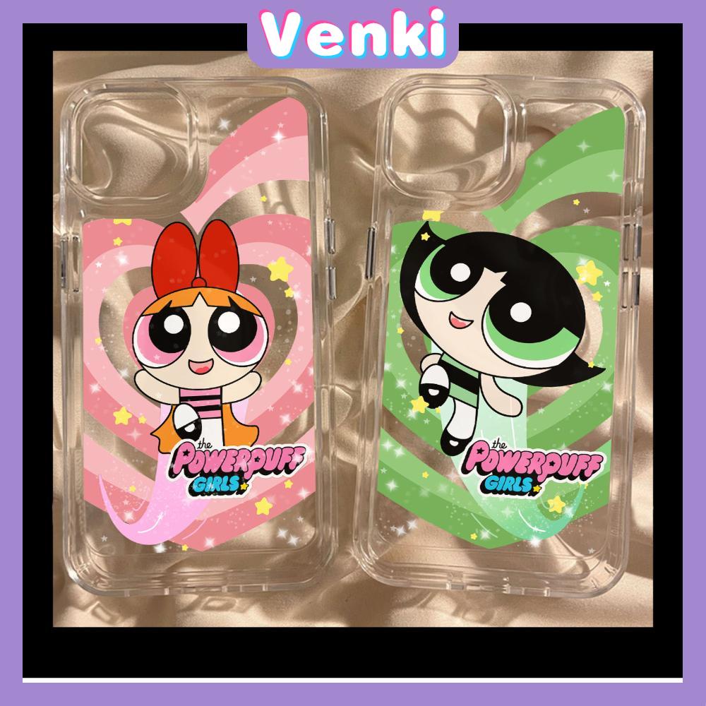 VENKI - For iPhone 11 iPhone Case Clear Big Hole Space Case TPU Soft Case Shockproof Protection Camera Cute Little Girl Compatible with iPhone 14 13 Pro max 12 Pro Max 11 xr xs max