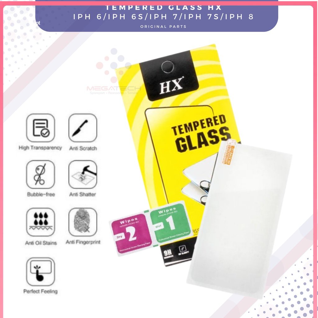 Tempered Glass Anti Gores IPH 6 / Anti Gores IPH 6S / Anti Gores IPH  7 / Anti Gores IPH 7S / Anti G