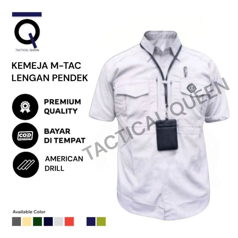 M-Tac Series - Kemeja Tactical Lapangan Pdl Outdoor Lengan Pendek