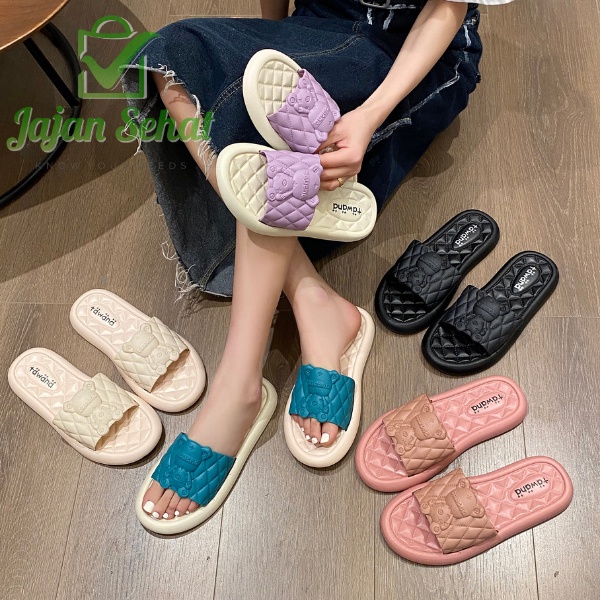 Sandal Tawana Women Slip On Beruang Sendal Wanita K1-2026