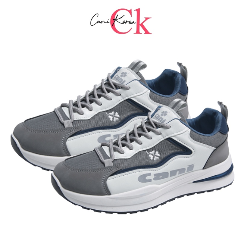 CaniKorea &quot;Free Box&quot; (Size 40-44) Sepatu Pria Sneakers Trendy Fashion Kasual Import 8116