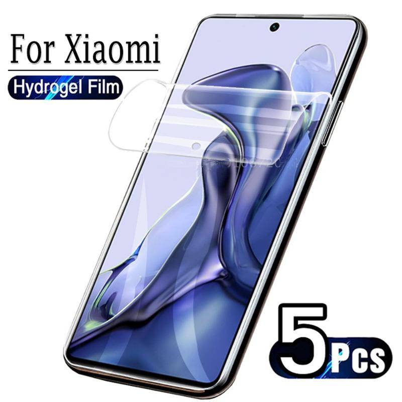 5pcs Film Hydrogel Bening Untuk Xiaomi Black Shark 5 4 4S 3 3S 2 Pro Pelindung Layar Anti blue light Untuk Xiaomi Black Shark Helo 5S