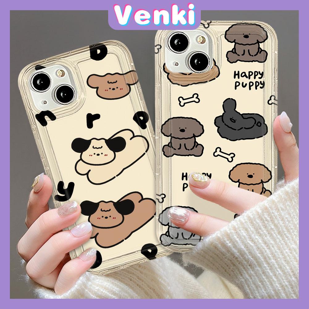 VENKI - For iPhone 11 Case Clear Phone Case TPU Soft Case Airbag Shockproof Protection Camera Cute Multi Shape Dog Compatible with iPhone 14 13 Pro Max iPhone 12 Pro Max XR XS 7 8