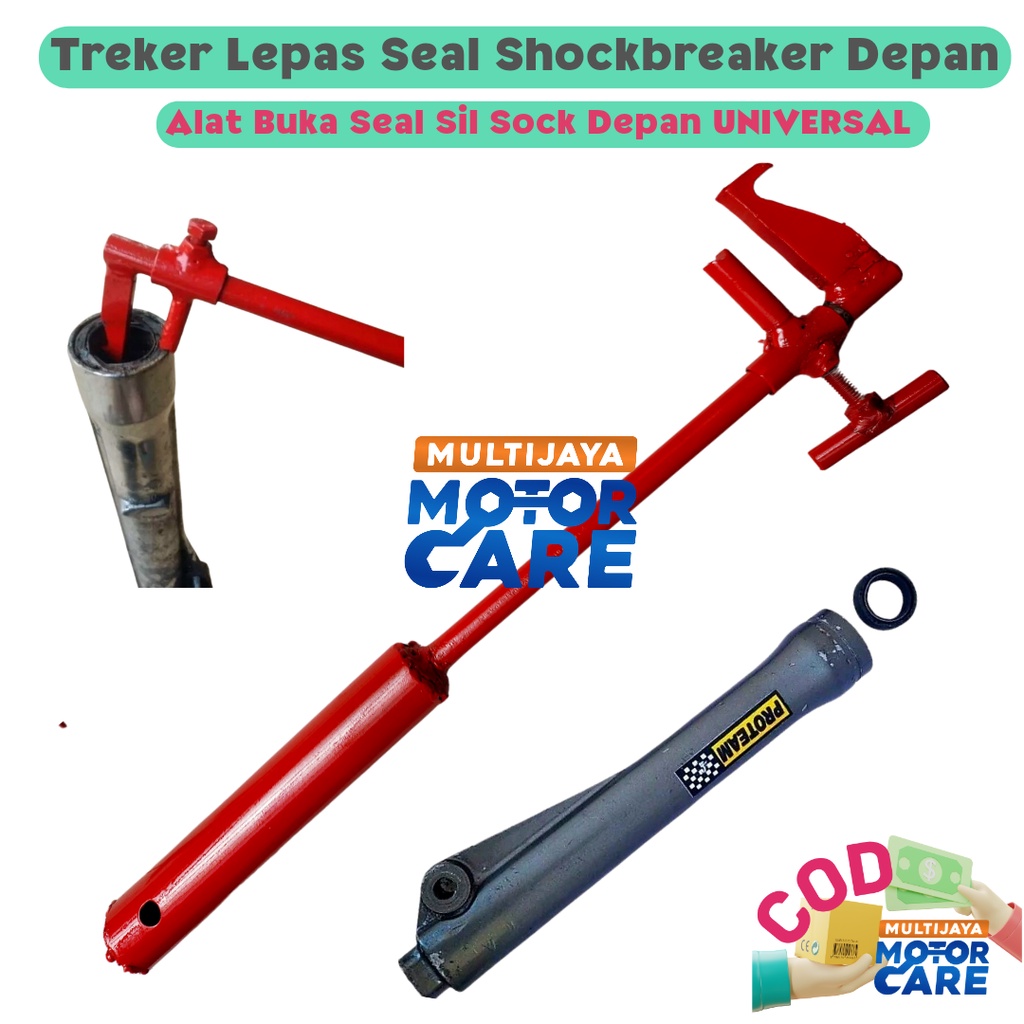 Treker Lepas Seal Alat Buka Seal Sil Shockbreaker Depan Motor / Oil Seal Universal Semua Motor