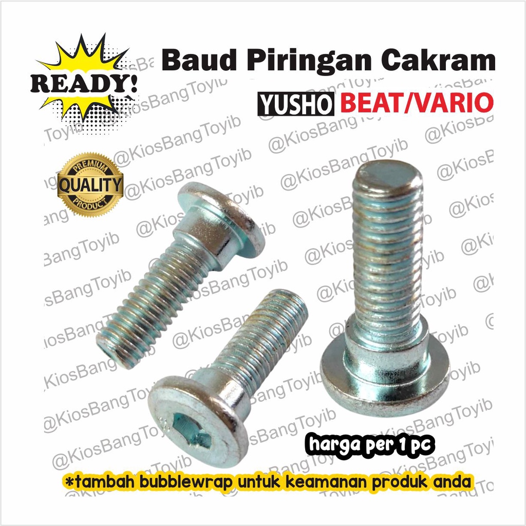 Baut Piringan Cakram Disc Honda BEAT VARIO 1pc (Yusho)