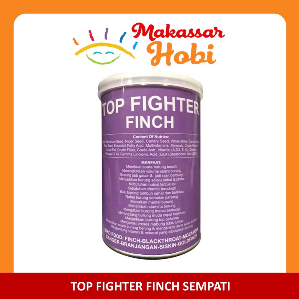 Top Fighter Finch Sempati Pakan Burung Finch Blackthroat Mozambik dll