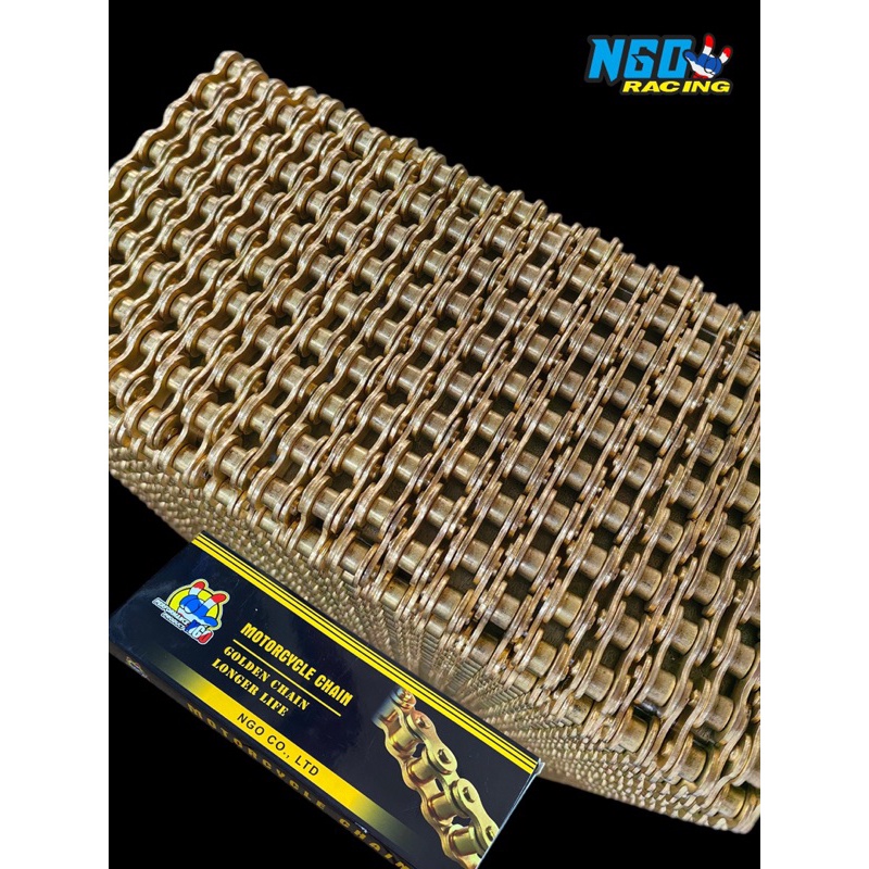 Rantai Full Gold - untuk segala jenis motor Gold 415H 428H 130L