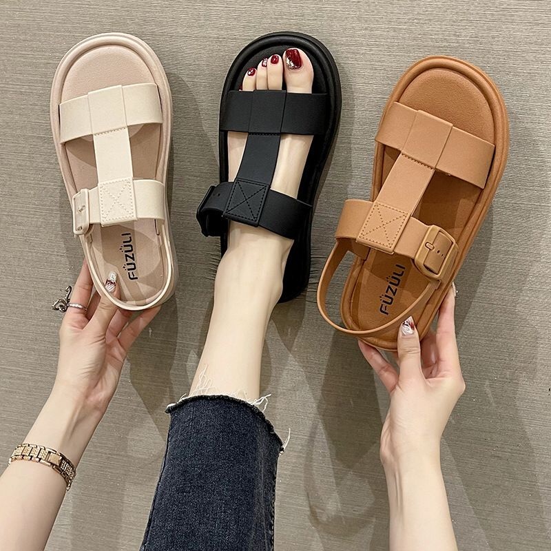 TOPGROSIR TG1721 Sandal Jelly Wanita Import Tali 2 / Sandal Gunung Wanita Karet Kekinian