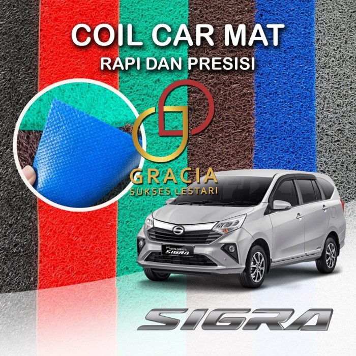 Karpet Mobil Premium Daihatsu Sigra Mie Bihun 1 Warna