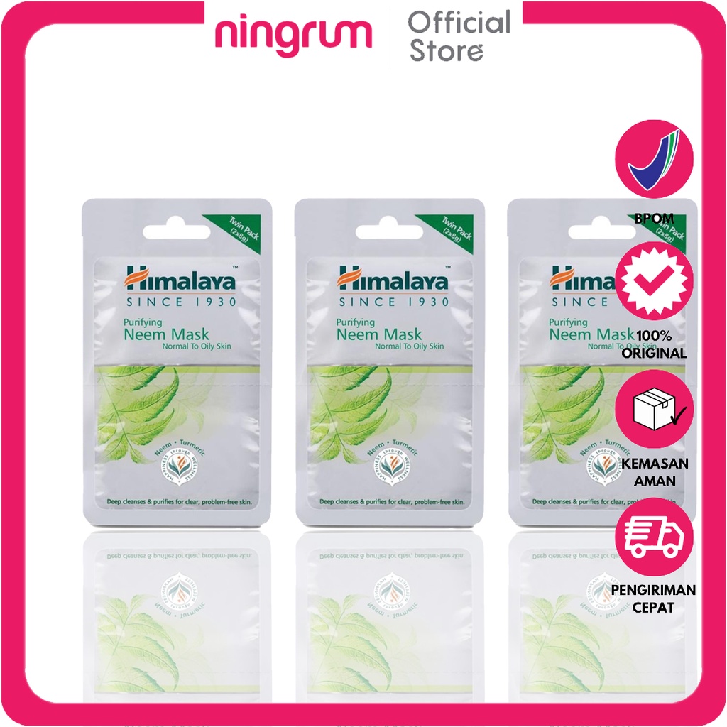 Ningrum - Himalaya Purifying Neem Mask | Skincare Masker Perawatan Wajah Masker Wajah BPOM - 6401