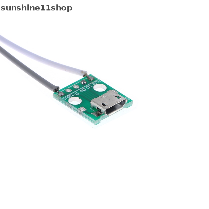 Sho Type-C Micro USB To DIP Adapter Female Konektor B Type PCB Converter Breadboard USB-01 Switch Board SMT Ibu Duduk Dengan Kawat N