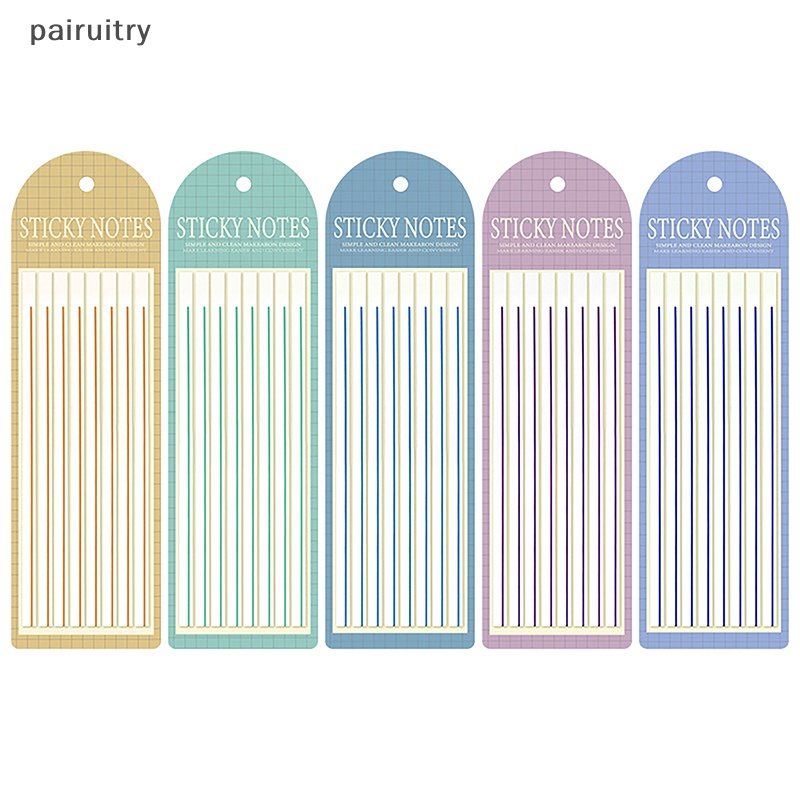 Prt 160lembar/Set Transparan Posted It Sticky Notes Pads Clear Notepad Waterproof Memo Pad Untuk Jurnal Sekolah Alat Tulis Kantor PRT