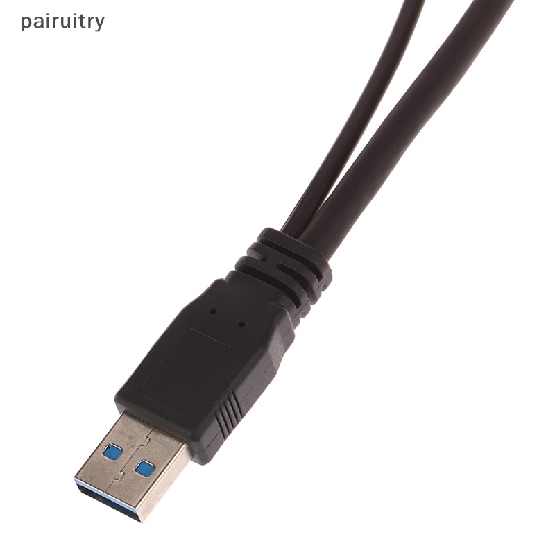 Prt Kabel Listrik Spliter Y Inovatif Dan Praktis Cord Extension USB 3.0 A 1pria Ke2Wanita Data Hub Power Adapter PRT